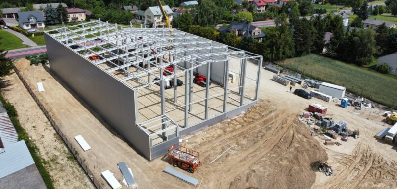 Hala warsztatowa samochodowa