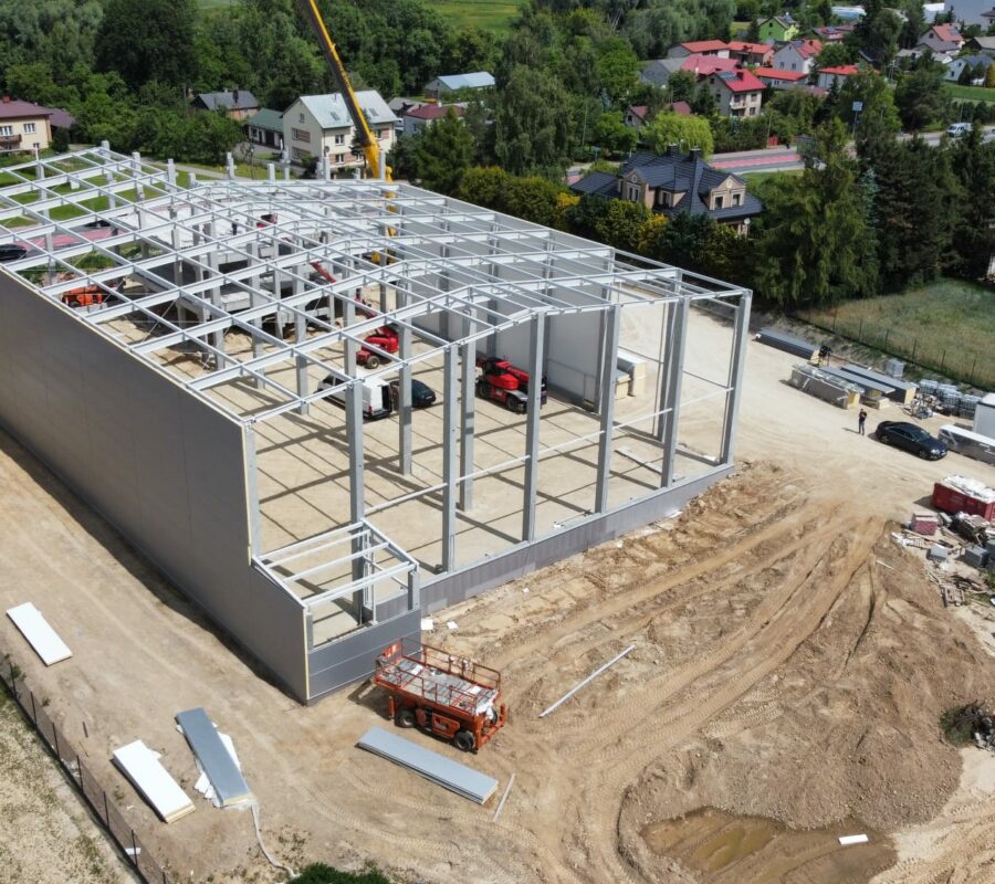 Hala warsztatowa samochodowa